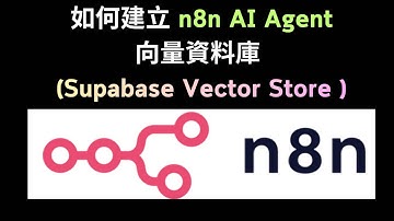 如何建立 n8n AI Agent 向量資料庫 Supabase Vector Store -AI智慧#chatgpt#notion#gemini #AI智慧#ai#gpt5#gemini#robot