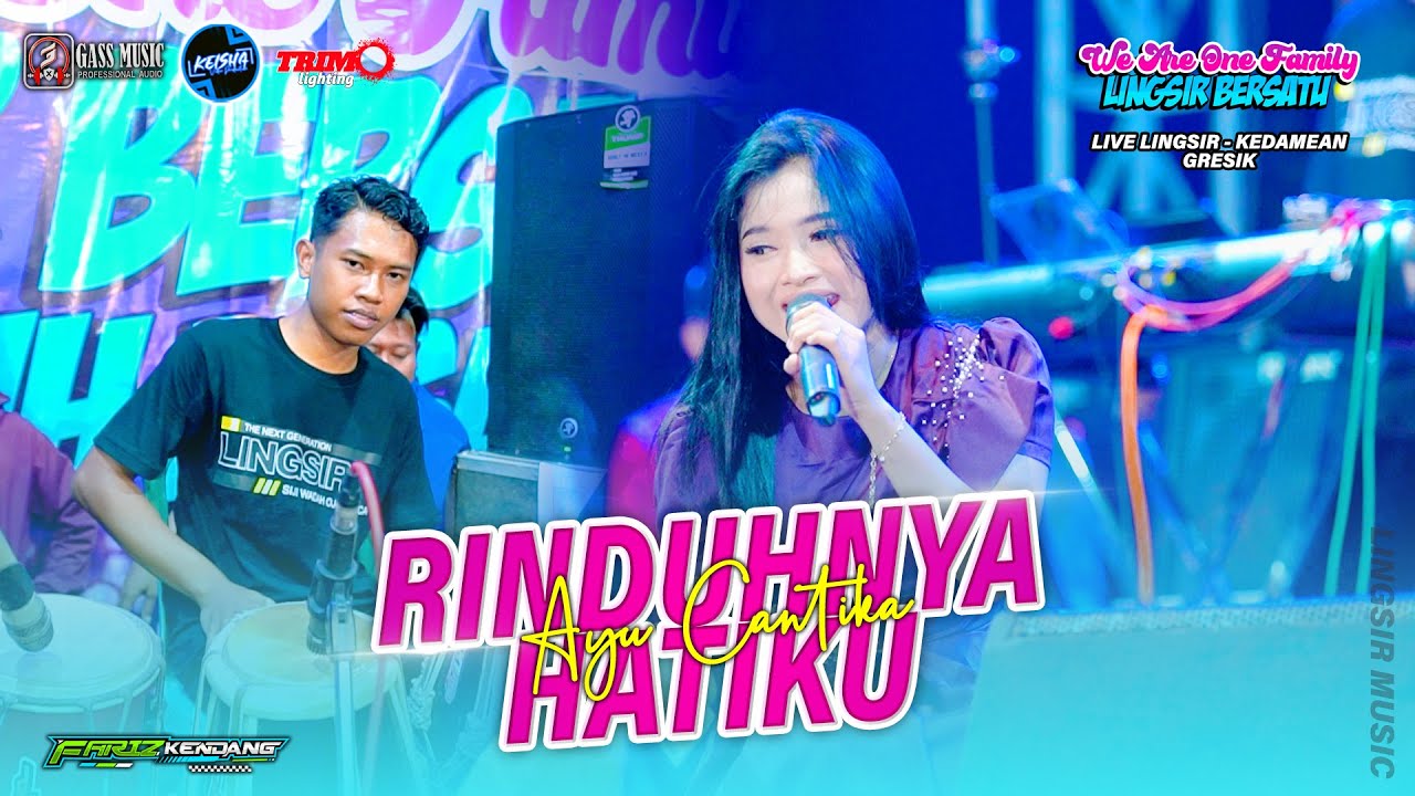 RINDUHNYA HATIKU - Ayu Cantika ( FARIZ KENDANG ) Lingsir Music #2025