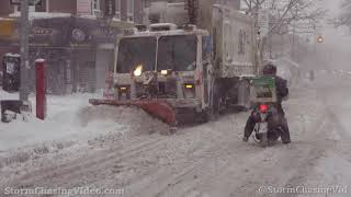 Nor'Easter hits Astoria Queens / New York City, NY - 2/1/2021