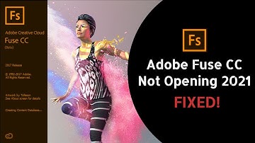 Adobe Fuse CC not opening 2021 | Adobe Fuse not working | Adobe Fuse Problem fixed |How to open Fuse