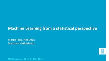 Machine Learning from a statistical perspective