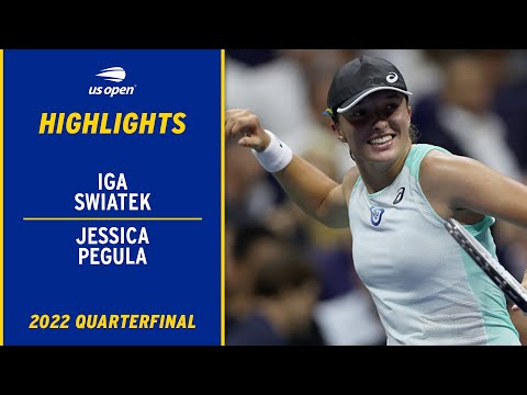 Iga Swiatek vs. Jessica Pegula Highlights | 2022 US Open Quarterfinal