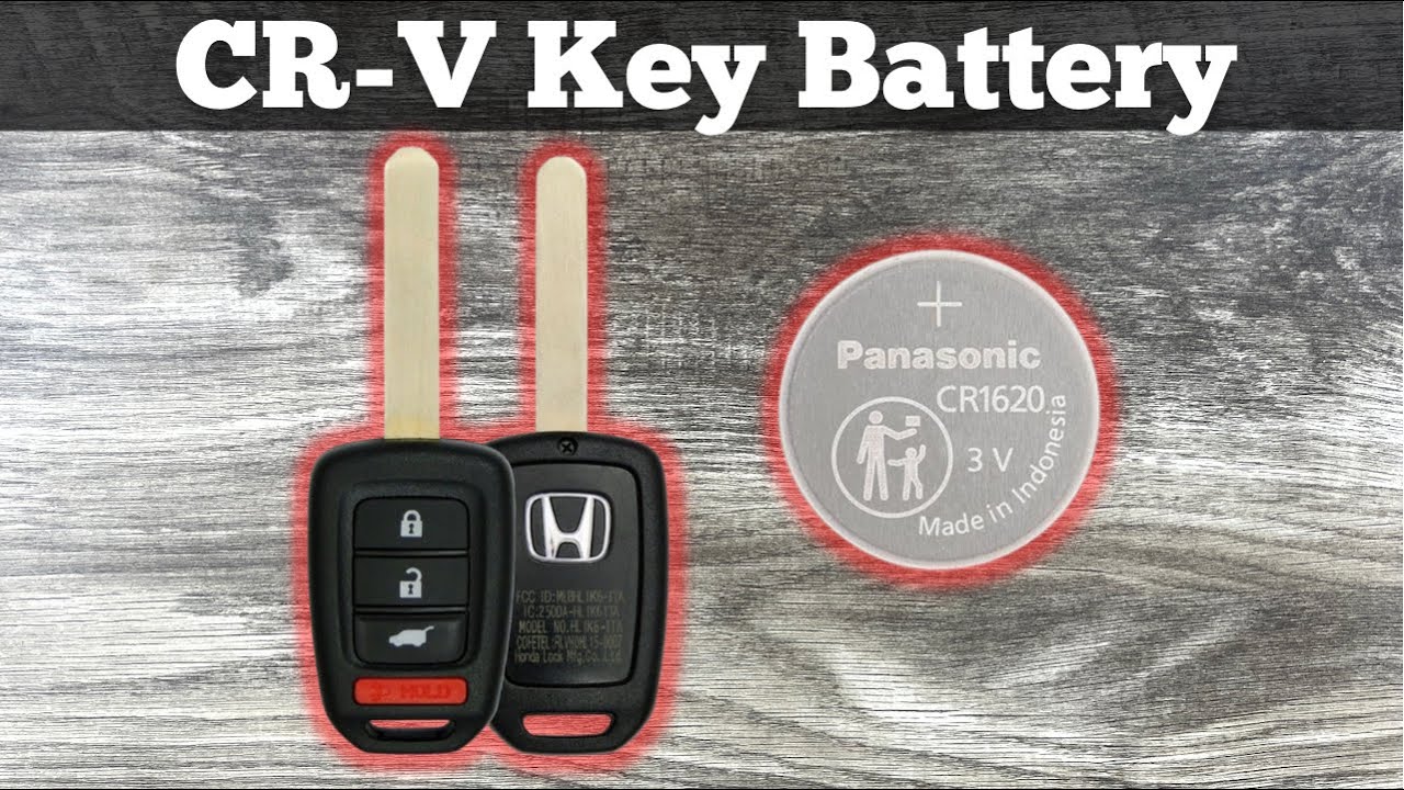 2018 Honda Crv Remote Key Battery Replacement