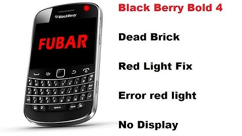 How to fix blackberry bold 4 with auto loader | red light blink blackberry fix #unbrick