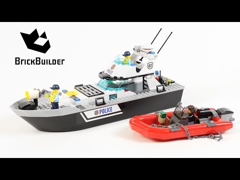 LEGO CITY 60129 Police Patrol Boat Speed Build for Collecrors - Prison Island (5/8) - YouTube