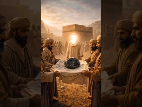 The Untold Story of the Black Stone 🕋 | Prophet Muhammad ﷺ Ended a Civil War | Islamic History..