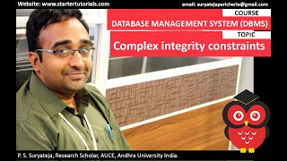 Complex integrity constraints in DBMS