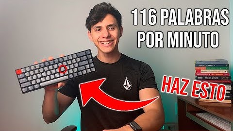 Cómo Escribir SÚPER Rápido en el Teclado (116 Palabras Por Minuto)