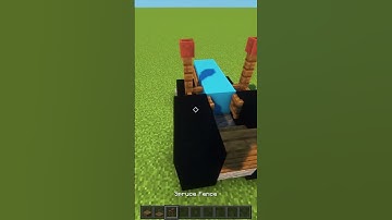 how to build a working tractor in minecraft #shorts