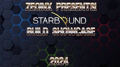 Starbound Build Showcase - Orbital Asteroid Base Station 07