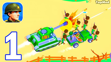 Military Factory: World War 3D - Gameplay Walkthrough Part 1 Tutorial (iOS, Android)