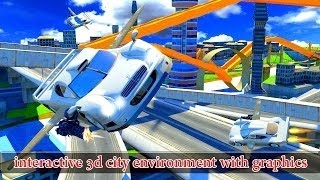 Futuristic Modern Flying Car Android Gameplay HD screenshot 2