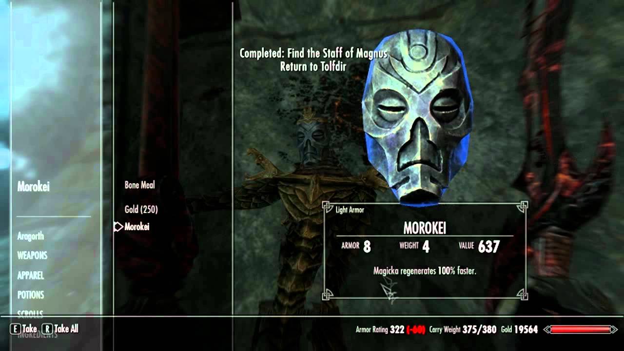 udgør syg polet Skyrim How To Get The Morokei Mask (Dragon Priest Mask) - YouTube