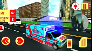 Ambulance Animals Dog Rescue Driver Simulator #1- Emergency Van Driving City 3D - Android GamePlay screenshot 4