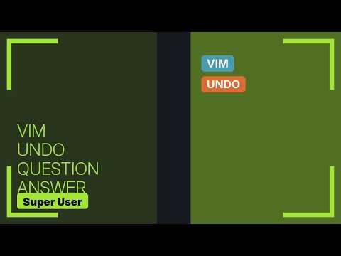 How do I make vim's undo buffer persistent across sessions? (2 Solutions!!)