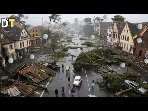 SEVERE Hailstorm Hits Italy! Storm,Massive Hail and Strong Wind Damage in Padua!