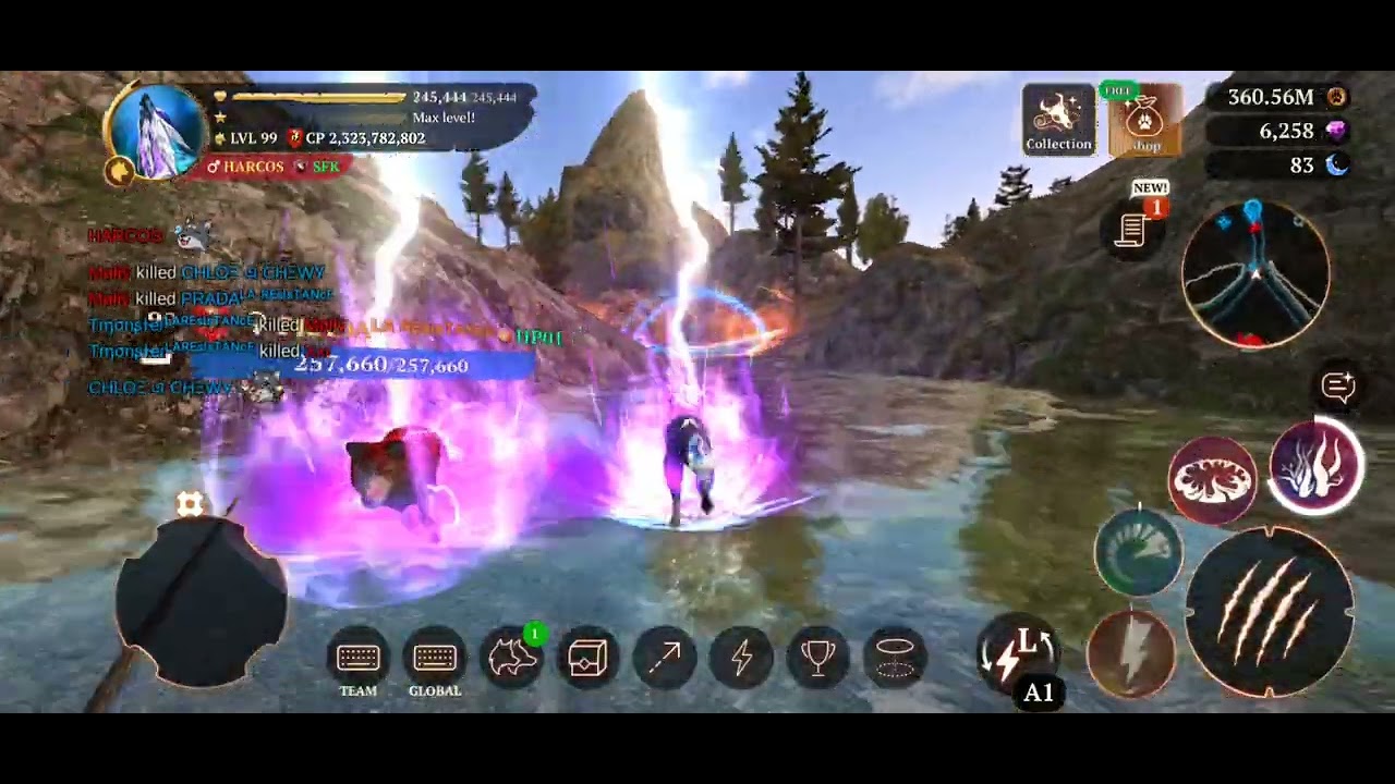 The Wolf PvP | We beat the HP01| 4vs3 🤡🤣