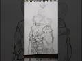 Sketch of couple ❤️🫂 #shorts #sketch #drawing #art #viral