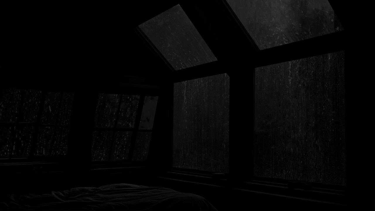Fall Asleep Instantly 🌧 Forest Rain Tapping on the Window at Night