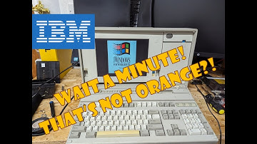 IBM PS/2 Model P75 Luggable - faulty screen - can I make it better?