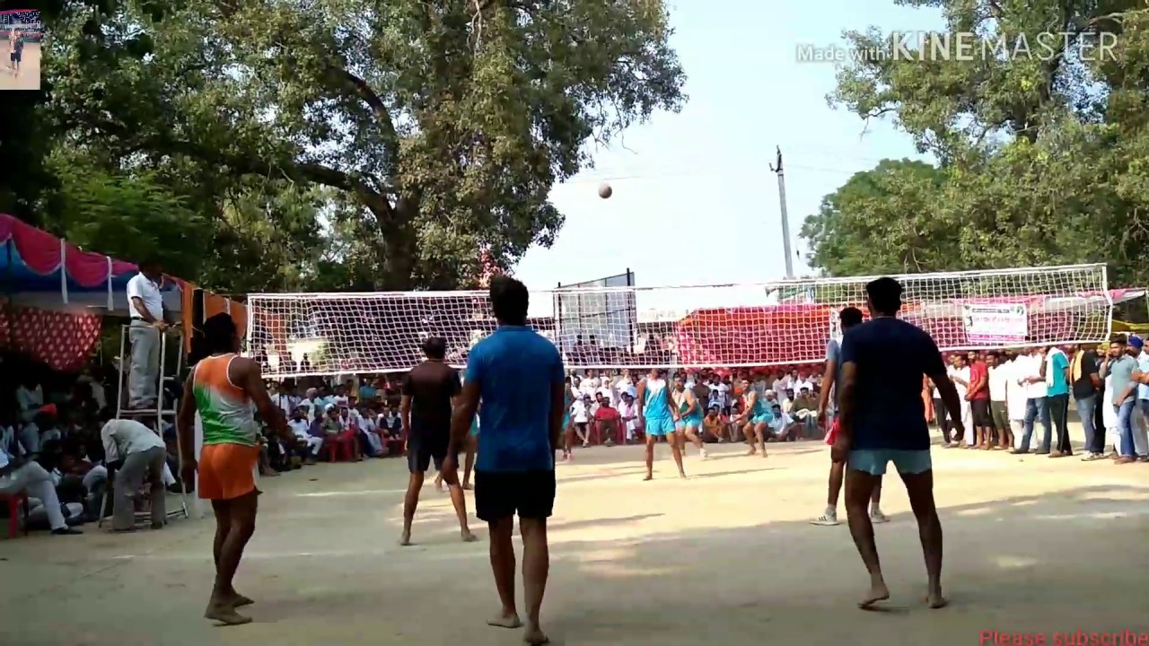 Punjab jajj vs Arun up all India shooting volleyball tournament at