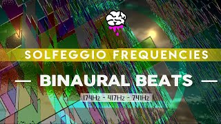 Binaural Beats | Solfeggio Frequencies | 174Hz 417Hz 741Hz