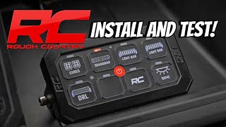 Rough Country 8 Switch Panel Install | Nissan Titan Offroad Lights