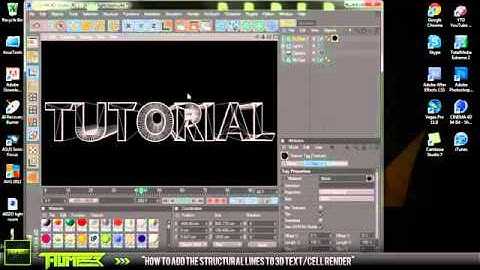 Tutorial - How To Add Structural Lines To Text - by Repeat Thumper