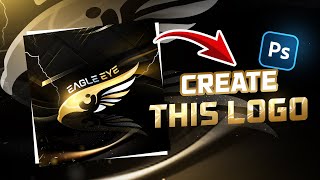 How To Create Eagle Eye Icon Concept Esports Gaming Logo With Bevel Effect In Photoshop Tutorial screenshot 5
