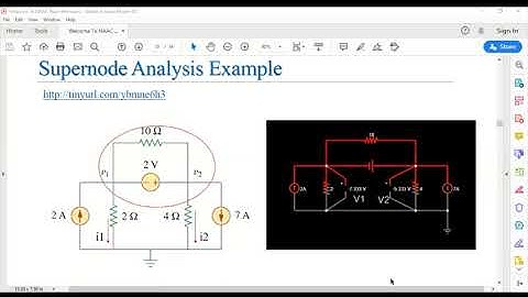 Simply Circuit Design (Node/Supernode Analysis) for Beginners #Tutorial-3