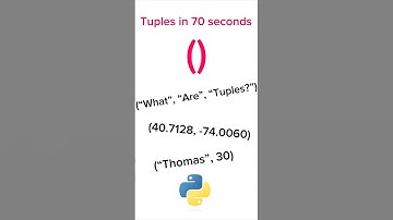 Understand Python Tuples in 70 Seconds ⏱️