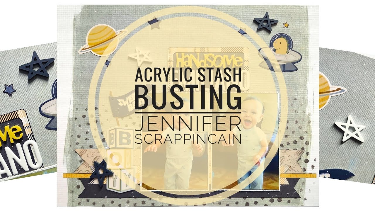 Acrylic Stash Busting | Photoplay Papers | Follow a Sketch February 