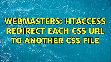 Webmasters: htaccess redirect each CSS URL to another CSS file