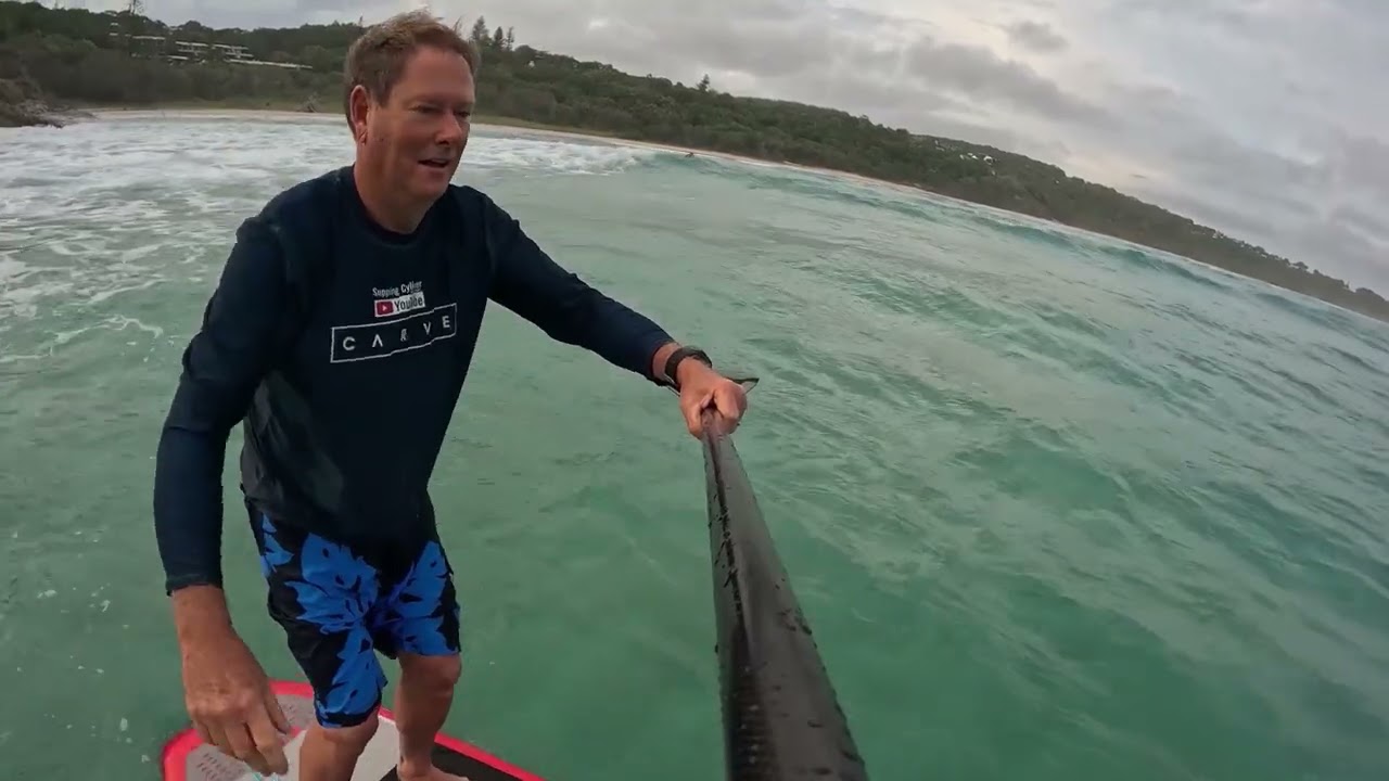 Supping Cylinder , Lumpy bumpy , but doable . Sup foil & prone , sup & surfing