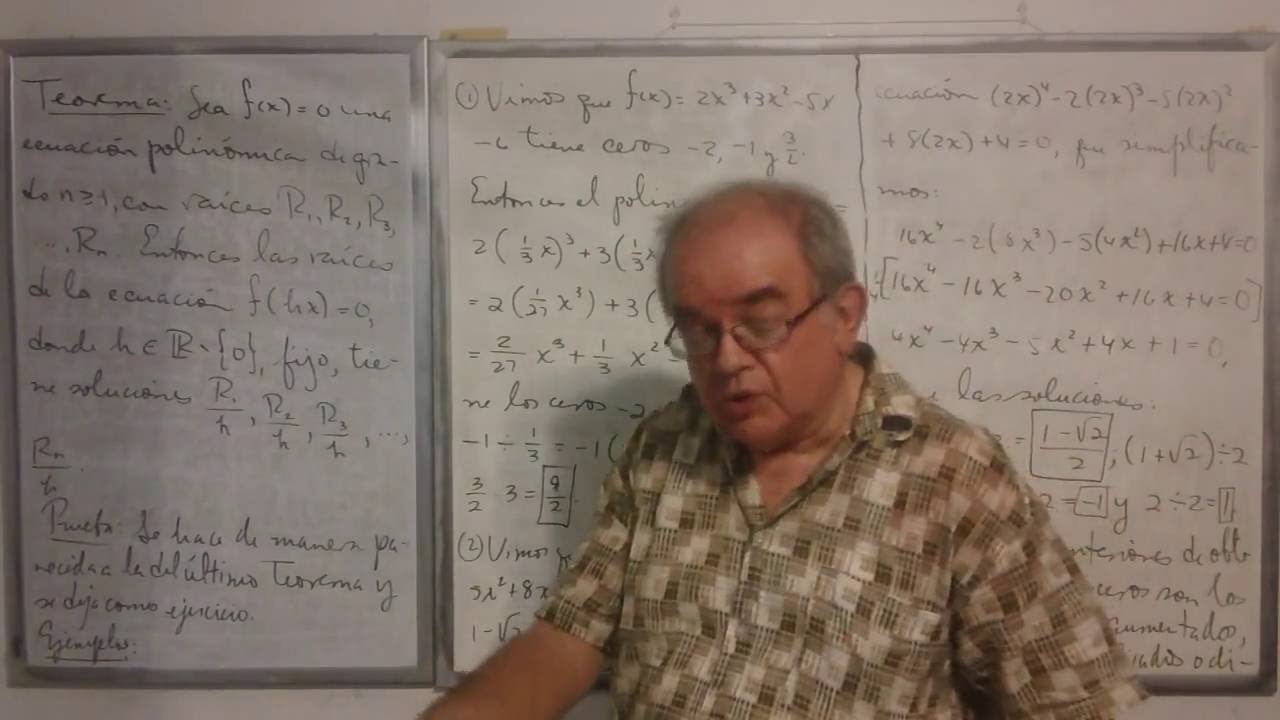 Álgebra Avanzada -Lección 44 - B (polinomio cuyos ceros son expansión o contracción de los de otro)