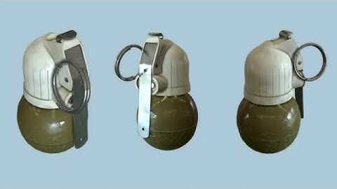 RGO grenade 3D model (3Ds max 2016)