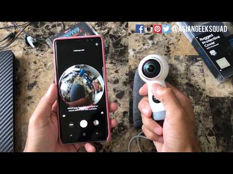 Pairing your Gear 360 with your Samsung Galaxy Note 8!