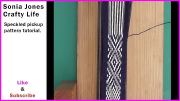 Inkle loom Speckled pickup pattern