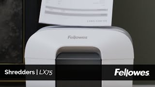 Fellowes Powershred LX75 11 Sheet Cross-Cut Shredder