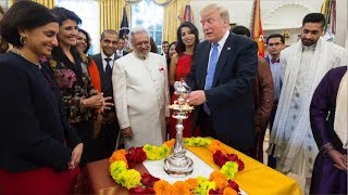 Trump celebrates Diwali at White House, hails relationship with PM Modi | Economic Times