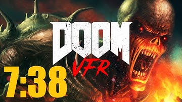 Classic Any% in 7:38 | DooM VFR | Former World Record Speedrun