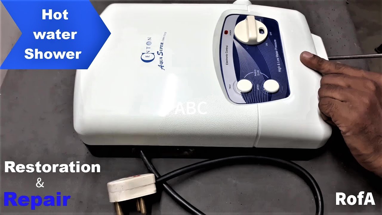 Hot water Shower Restoration | Hot water Shower Repair | Instant Heater shower Repair l RofA Video