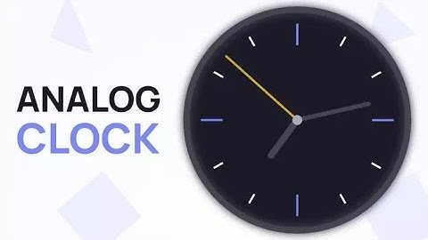 Create an Stunning analog clock Timepiece with HTML, CSS, and JavaScript"