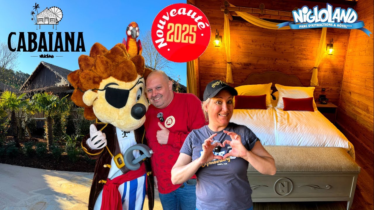 ON DECOUVRE LE NOUVEAU HOTEL DE NIGLOLAND CABAIANA A L'HOTEL DES PIRATES