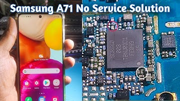 Samsung A71 No Service | Samsung Network Problem Fix | Samsung a71 no Signal @GsmYusufPathan