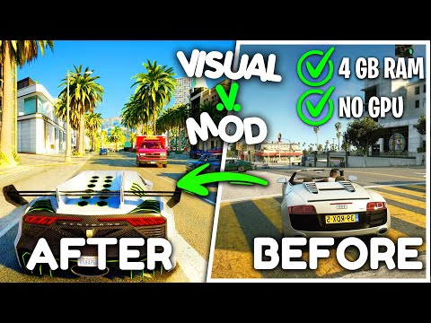 How To Install Graphics Mod In GTA 5 - 2022 | VisualV Graphics Mod [ Low End Graphics Mod]