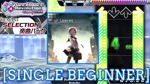 【DDR GP】 Four Leaves / Endorfin. [SINGLE BEGINNER] 譜面確認 Play