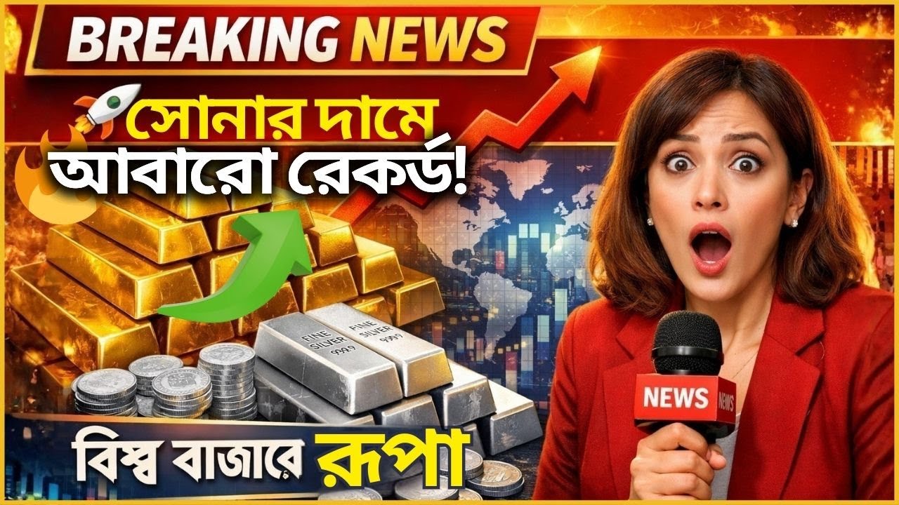আবারো রেকর্ড ভাঙলো সোনার দাম 😱 | বিশ্ববাজারে রুপার ভবিষ্যৎ বিশ্লেষণ | BD Gold Price Today