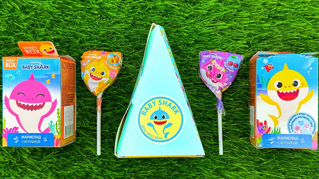 my favorite ASMR CandyEgg SurpriseLollipop Chocolates & Toys Unpacking IPaw Patrol | Baby Shark 