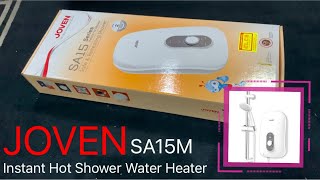 JOVEN SA15 Hot Shower Water Heater Unboxing u0026 Review | JOVEN Water Heater  Non-Pump Home Shower SA15M - YouTube